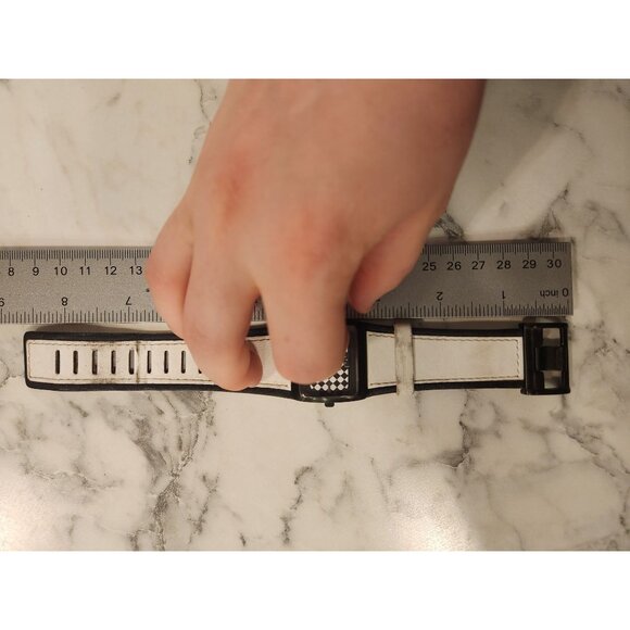 Vestal Mini Purgatory Watch Black & White Diamond Dial & Strap A Unisex Classic - Picture 3 of 3